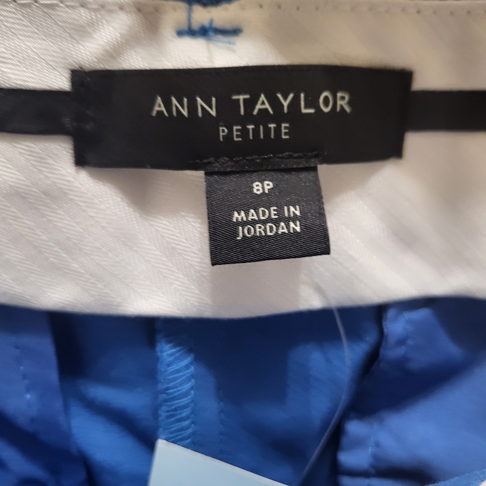 Ann Taylor Women’s Blue Dress Pants – Size 8P - Picture 2 of 5